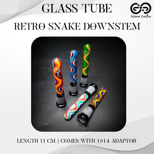 GLASS TUBE | RETRO SNAKE DOWNSTEM 1814 MM