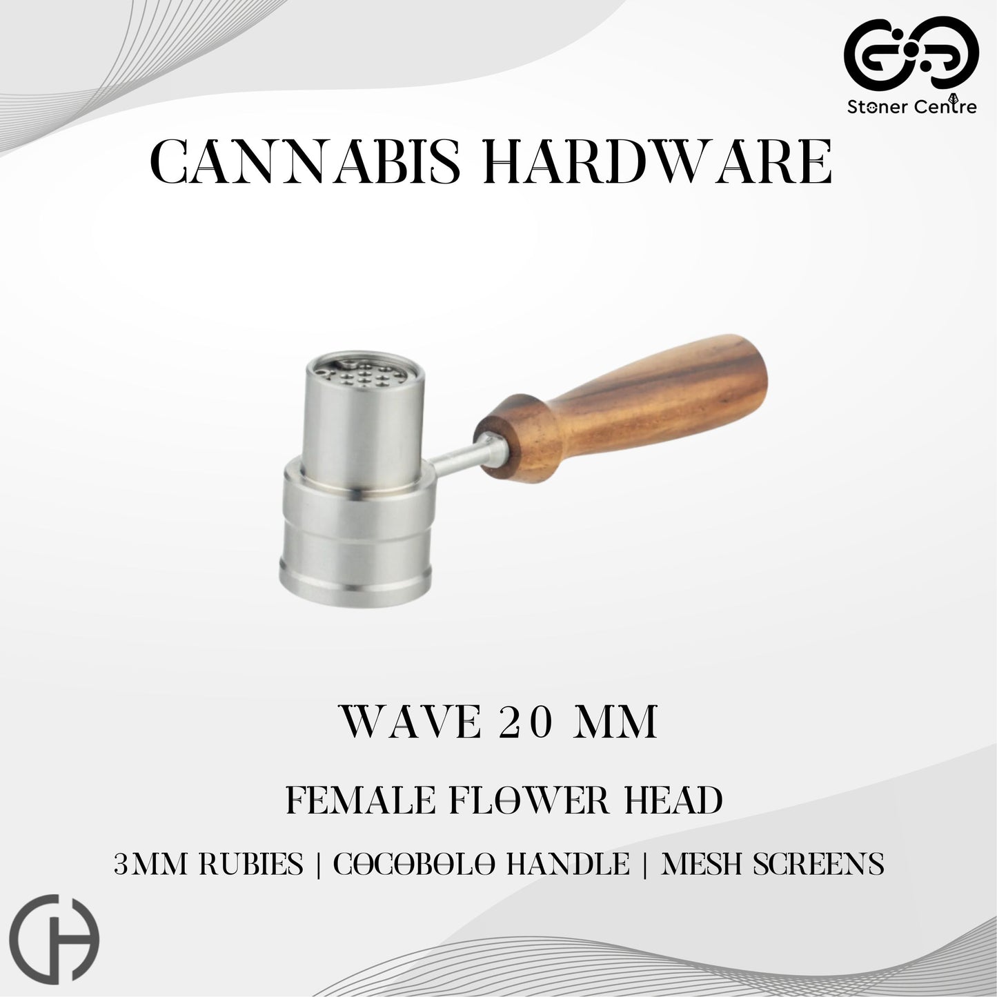 CANNABIS HARDWARE | WAVE 20 MM  FEMALE FLOWER HEAD