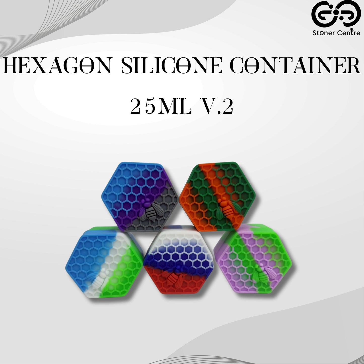 HEXAGON SILICONE CONTAINER V.2 25ML