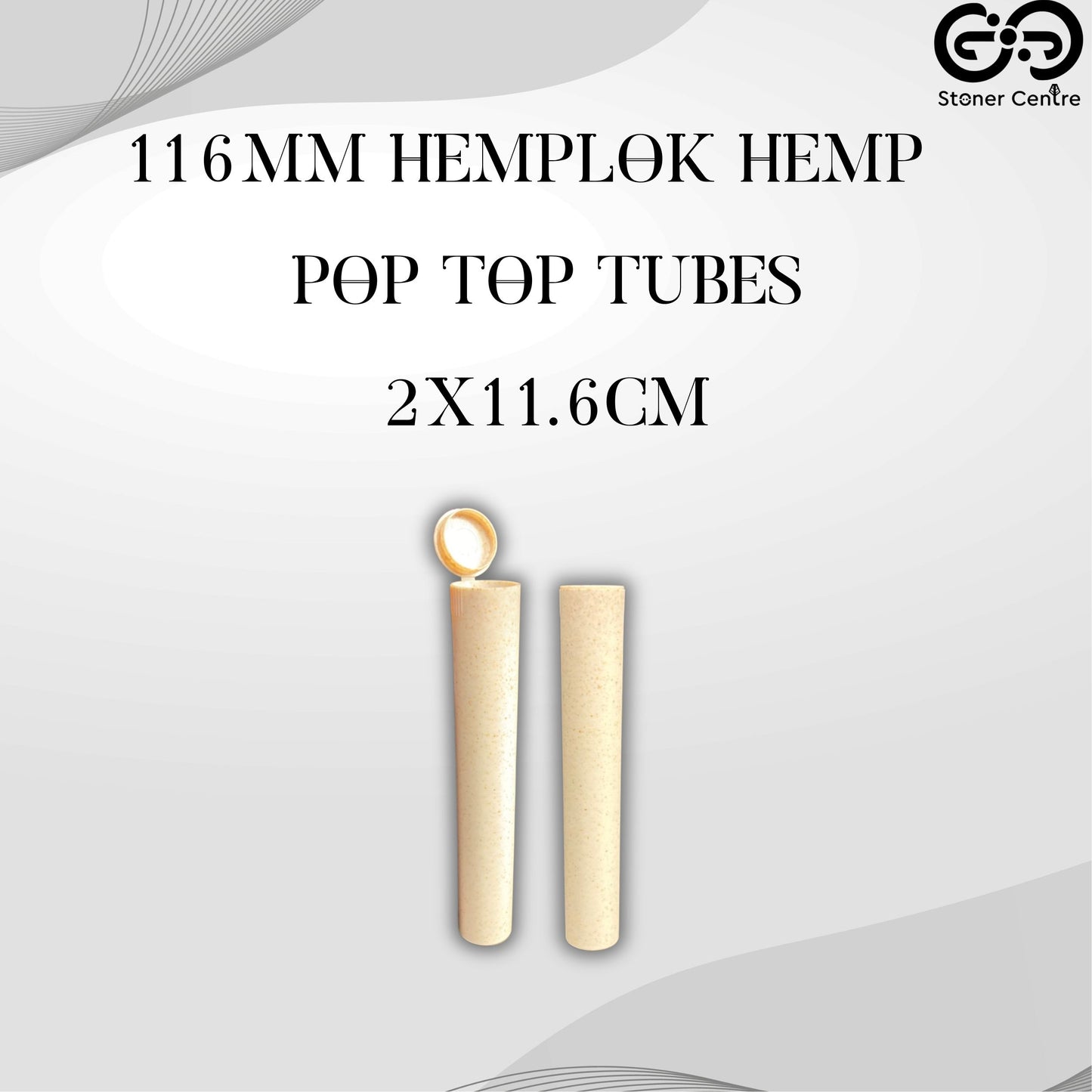 Hemp lok Biodegradable carry-on container Ready-to-go Hemplok Joint size  | กระปุกเก็บ สมุนไพร สูญญากาศ