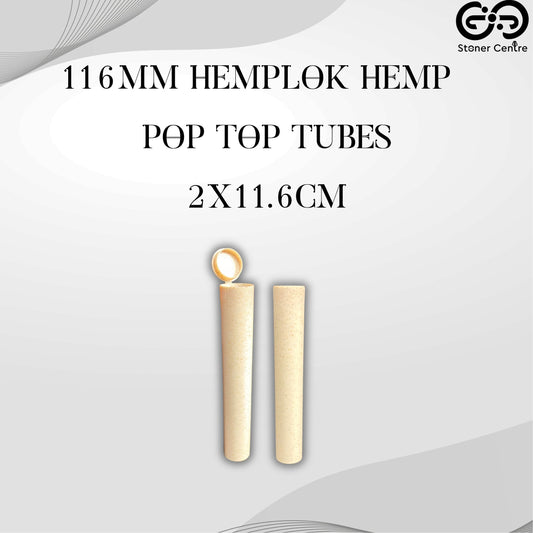 Hemp lok Biodegradable carry-on container Ready-to-go Hemplok Joint size  | กระปุกเก็บ สมุนไพร สูญญากาศ