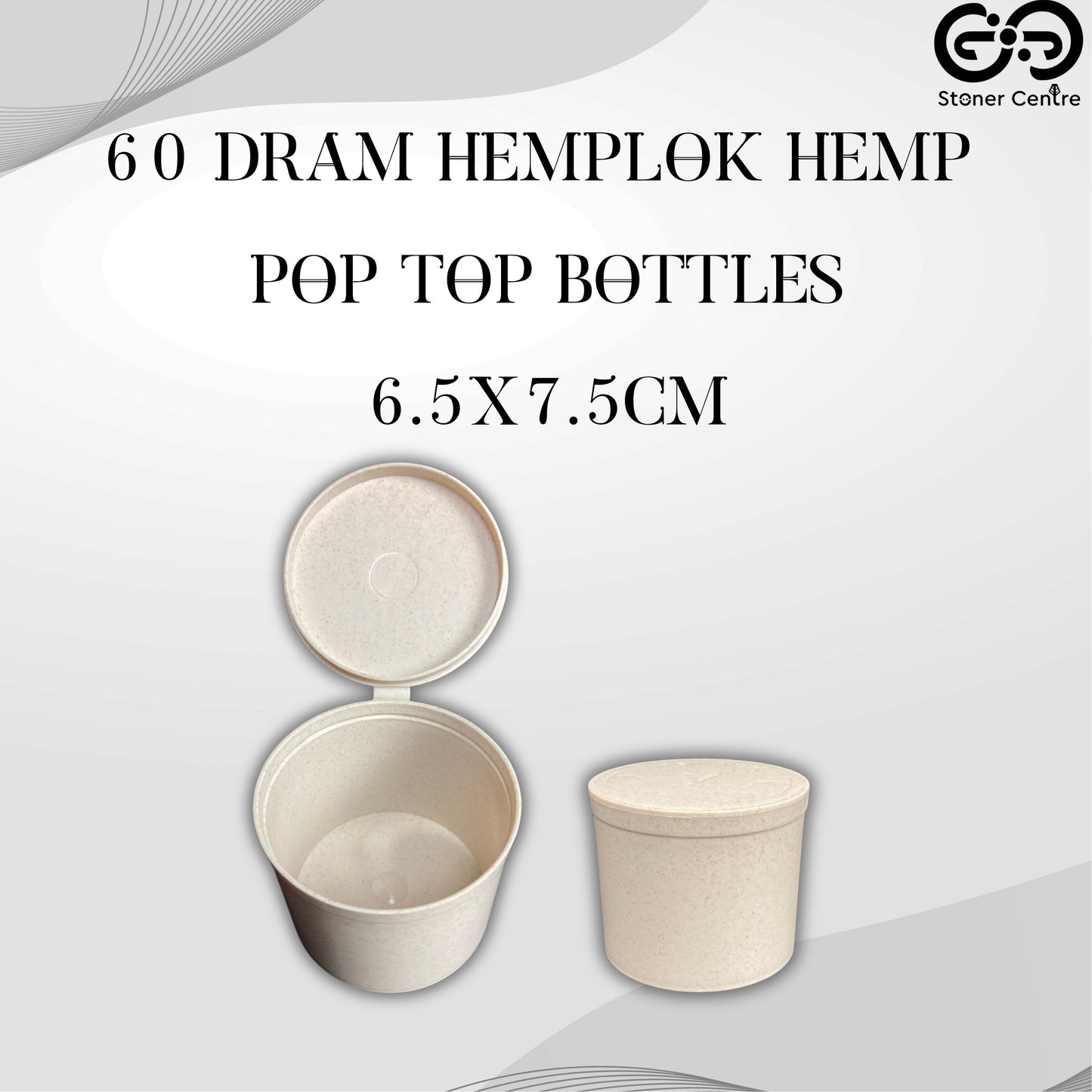 Hemp lok Biodegradable carry-on container Ready-to-go Hemplok Party size | กระปุกเก็บสมุนไพร สูญญากาศ