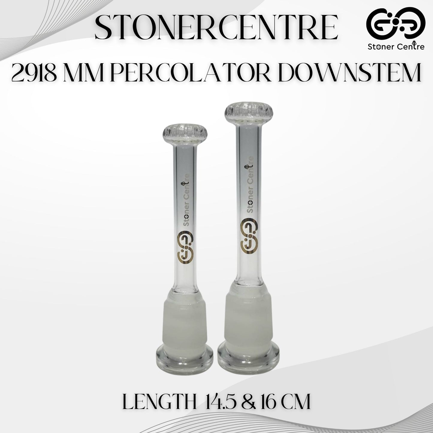 GLASS TUBE | STONERCENTRE 2918MM PERCOLATOR DOWNSTEM