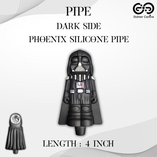 PIPE | PHOENIX DARK SIDE SILICONE PIPE 4 INCH