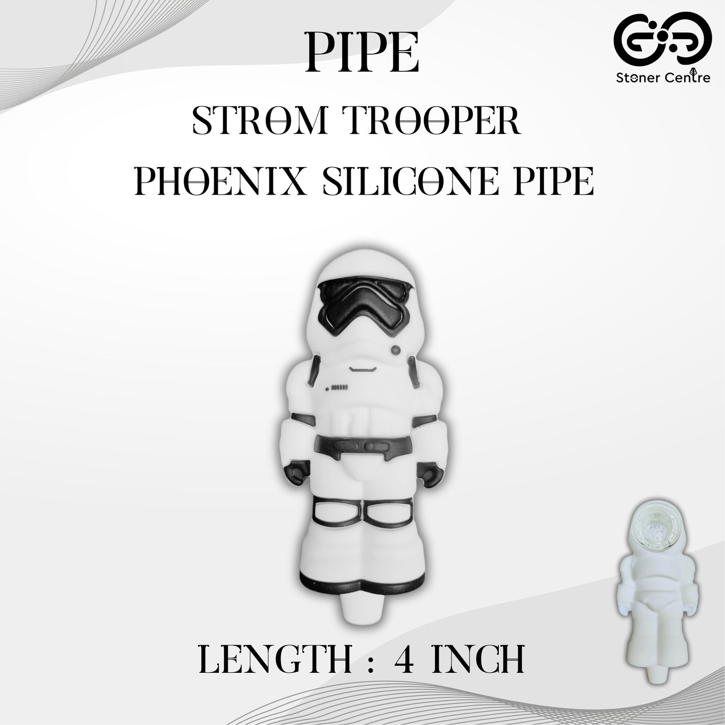 PIPE | PHOENIX STROM TROOPER SILICONE PIPE 4 INCH