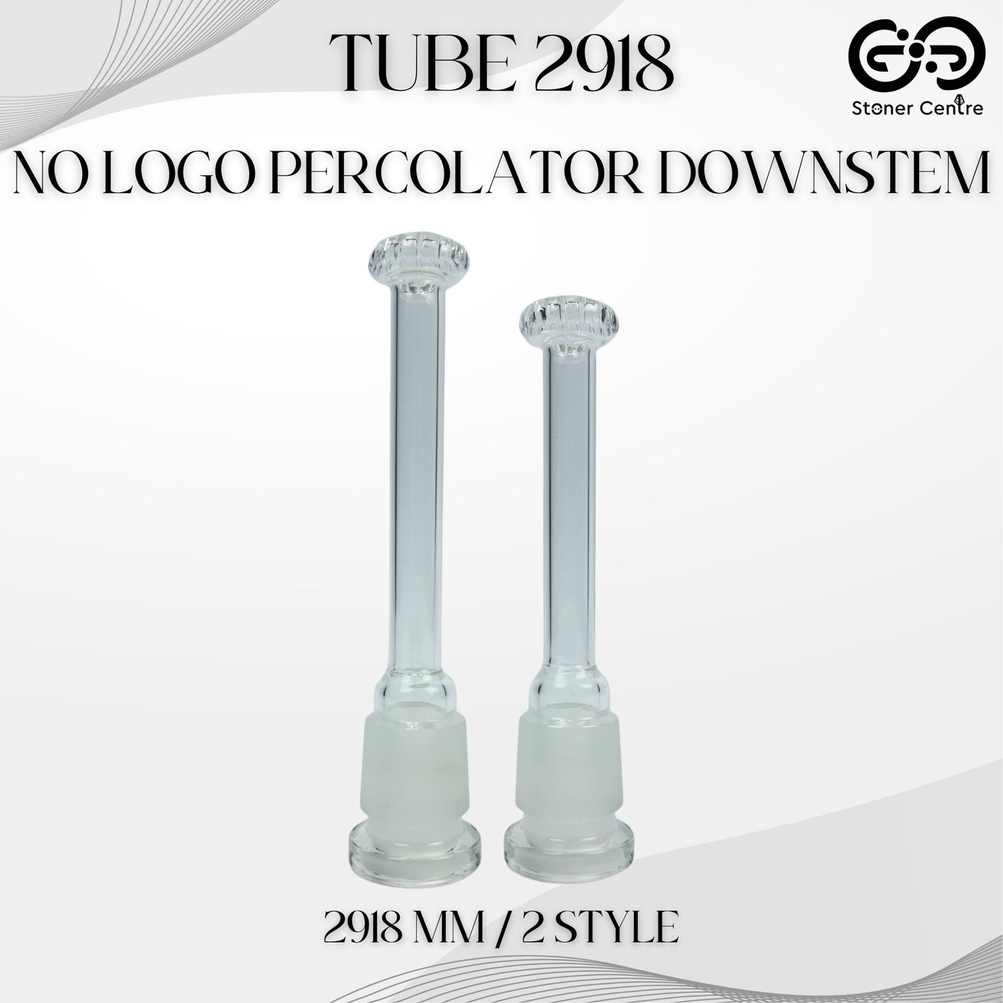 GLASS TUBE | TUBE 2918MM NO LOGO PERCOLATOR DOWNSTEM