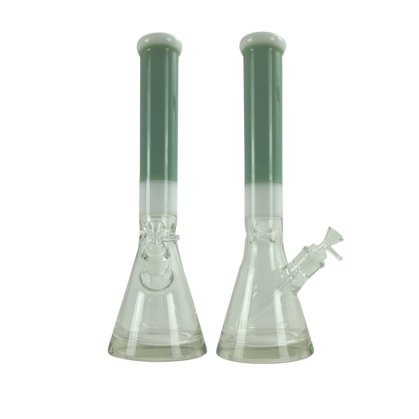 Glass Bong | NO LOGO 2-TONE BEAKER 16 INCH