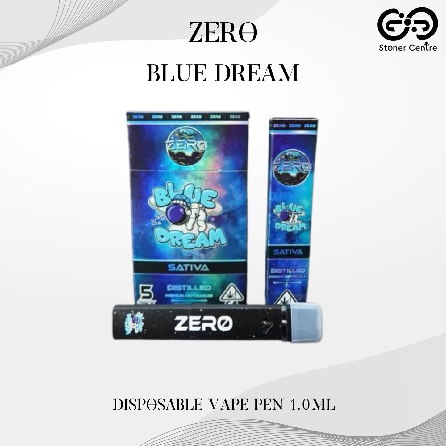 Zero Empty Cartridge | Blue Dream Disposable Vape Pen 1.0ml