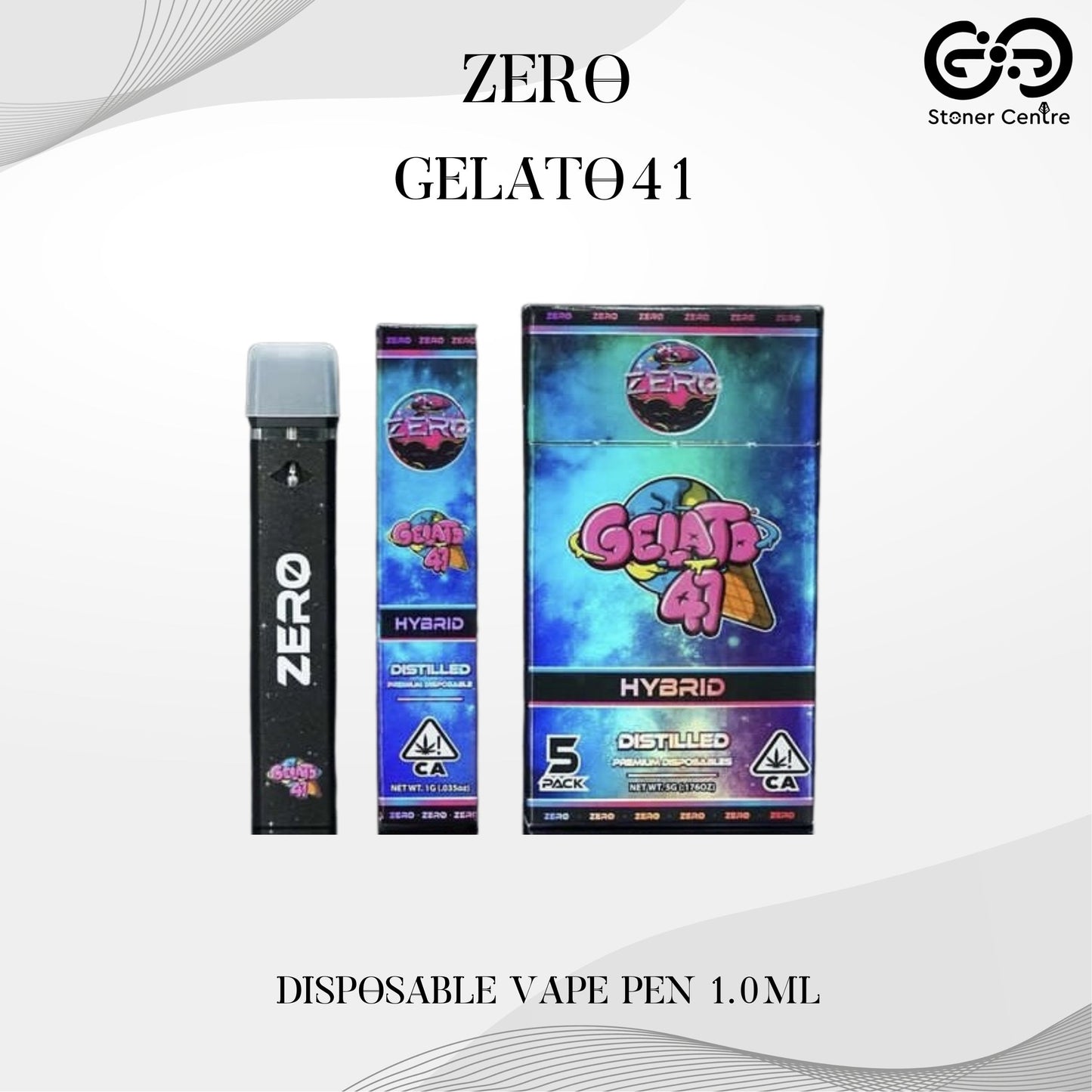 Zero Empty Cartridge | Gelato41 Disposable Vape Pen 1.0ml